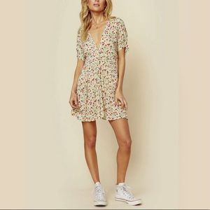 Faithfull the Brand Marianne Bastille Mini Dress